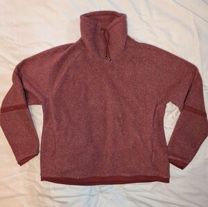 Nike Pull Over Red Fleece (Cross posted!)